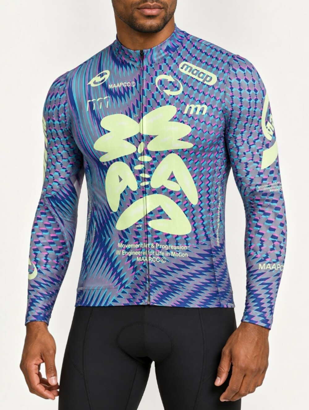MAAP Men’s Spectrum Pro Air LS Jersey 3.0 Hologram Cycling XL